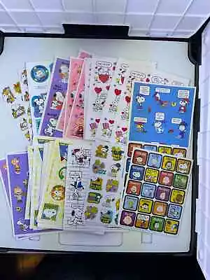 Snoopy And Friends Sticker Sheets- YOU CHOOSE! • $2