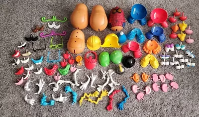 Huge LOT Of Hasbro Mr Mrs Potato Head Lot Parts Pieces 70+ Pieces!!! Spider-man • $49.99