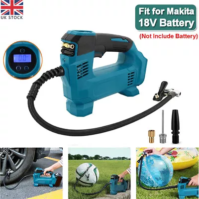 For Makita 18V Battery Cordless Car Tyre Inflator Pump Air Compressor Body Only • £28.68