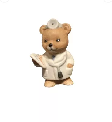 Homco 8820 Vintage Doctor Porcelain Teddy Bear Figurine • $6