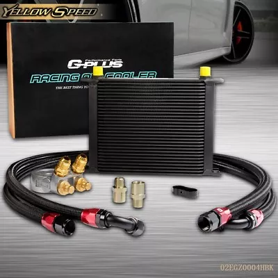 30 Row An10 Thermostat Adaptor Engine Racing Oil Cooler Kit Fit For Car/truck Bk • $105.90