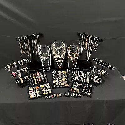 168 Pc Vintage To Modern Costume Estate Jewelry Lot Signed & Unsigned. Lot 216 • $161.50