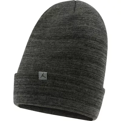 Nike Jordan Jumpman Cuffed Mens Beanie Grey 1Size Casual Lightweight • $47.49