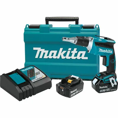 Makita XSF03T 18V LXT Brushless 4000 RPM Drywall Screwdriver Kit (5.0Ah) • $289