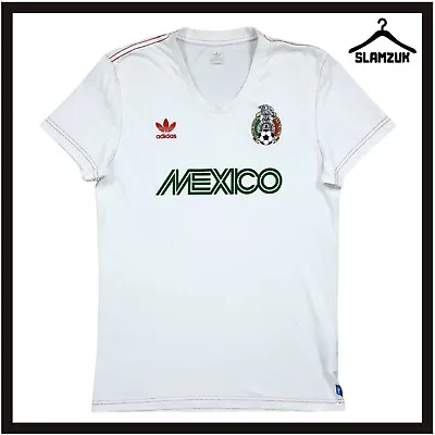 Mexico Football Shirt Adidas Originals Small Tee Jersey Camiseta 2010 P04043 M93 • £34.99