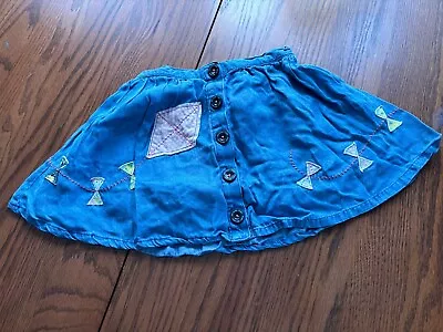 Matilda Jane Chambray Kite Skirt Girls 2 • $13