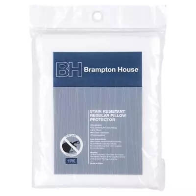 NEW Brampton House Stain Resistant V Shaped Pillow Protector By Spotlight • $18