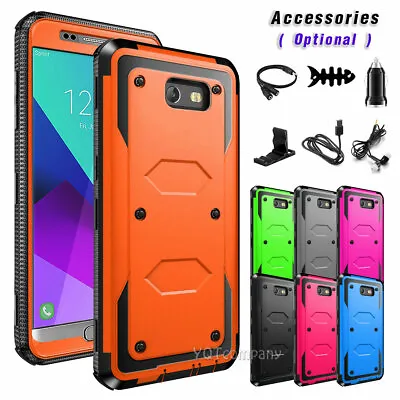 For Samsung Galaxy J7 2017/Sky Pro Case 2in1 Heavy Duty Rugged Cover/Accessories • $10.99