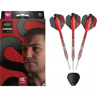 Nathan Aspinall G2 95% Tungsten Steel Tip Darts By Target - 22g 23g 24g Or 26g • £84.95