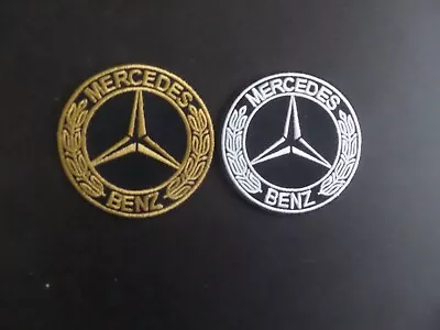 Lot Of 2- Mercedes Benz Automotive   Embrodiered Iron On Patch Free Tracking • $7.25