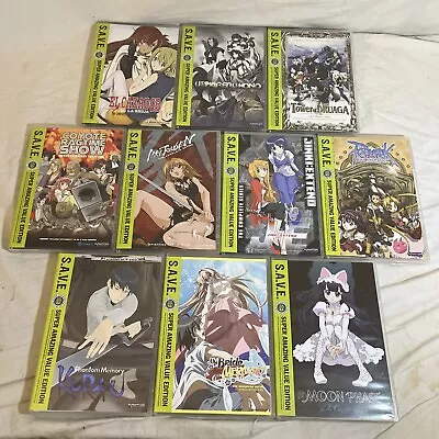 S.A.V.E. Anime DVDs Lot  Of 10 Complete Series Moonphase Utawarerumono Ikki To • $80