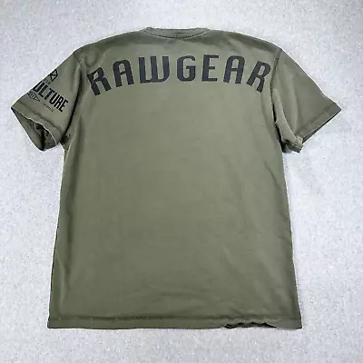 Rawgear Zoo Culture T Shirt Size Medium Green Bradley Martyn Heavyweight • $17.99