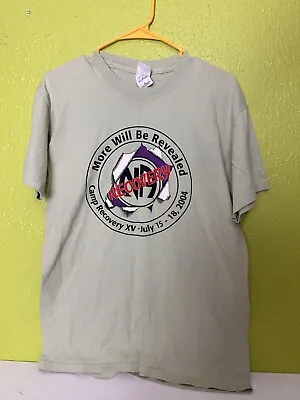 Vintage Narcotics Anonymous Shirt Y2k 2004 Camp Recovery Medium Gildan • $22
