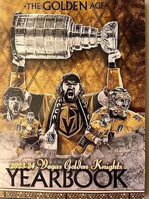 2023 2024 Las Vegas Golden Knights Yearbook Hockey Stanley Cup Final Champions • $29.89