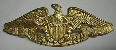 WW2 *US Merchant Marine*  USNR  Sterling Officers Badge - Vanguard N.Y. • $85