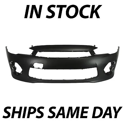 NEW Primered - Front Bumper Cover For 2016 2017 Mitsubishi Lancer W/ Tow Hook • $370.99