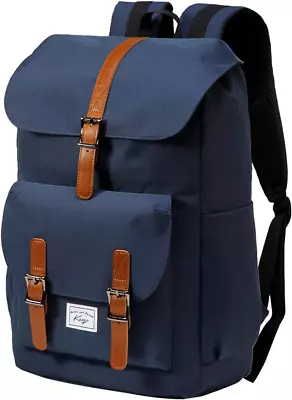 Laptop Backpack Men Women  Large Vintage School Backpack 15.6 Inch Computer Bac • $63.66