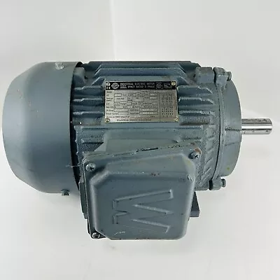 WORLDWIDE WWE2-36-145T Electric MOTOR 2 HP 3 Phase 230/460 Volt Tested • $169.96