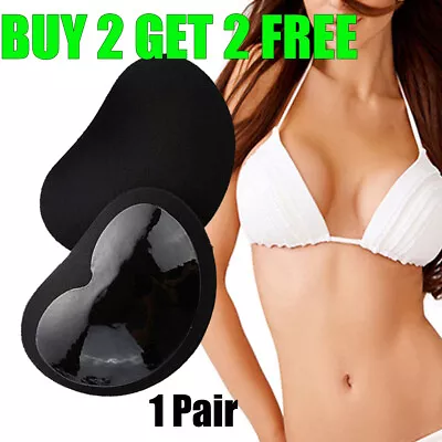 Strapless Silicone Push Up Bra Backless Self Adhesive Invisible Lace Stick On UK • £3.49