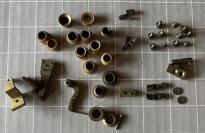 35+ Vintage Clock Parts Lot ~ Misc. Brass Pieces Restoration RePurp! Steampunk • $9.95