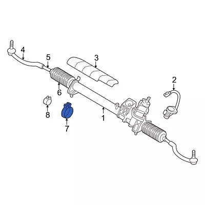 For Volvo S80 1999-2004 Volvo 977818 Inner Rack & Pinion Bellows Clamp • $10.85