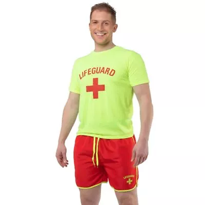 Mens Lifeguard Baywatch Costume 1980s 1990s  • £19.99