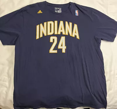 Indiana Pacers Basketball Paul George 24 Shirt Men’s 2XL Adidas • $14.95