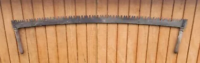 Antique 2 Man Crosscut Logging Saw  Carpenter Outdoor Tool Primitive Decor #17 • $99.99
