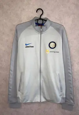 $40 • Buy Inter Milan FC Full Zip Track Top Jacket Nike Grey Size L