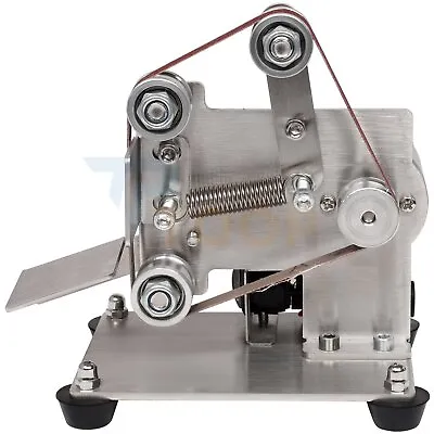 Small Belt Grinder For Knife Making Metal Working With 10PCS Sander Belt 7 Speed • $58.99