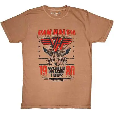 Van Halen World Invasion Official Tee T-Shirt Mens • £17.13