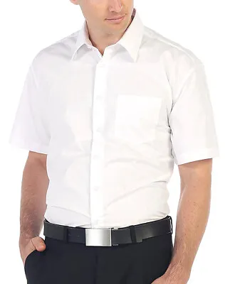 Men's Classic Fit Button Down Designer Short Sleeve Dress Shirts 29 Colors S-5XL • $24.14