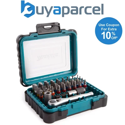 £18.99 • Buy Makita P-79158 39 Piece Ratchet Screwdriver Bit Set Colour Coded Pozi Phillips