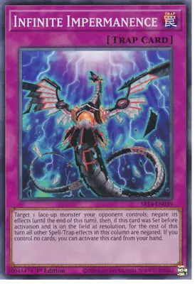 Infinite Impermanence - SR14-EN037 Common 1st Ed Yugioh Card • $9.95