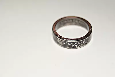 United States  Delaware State Quarter Coin Ring  (US Quarter ) Size 6.5. • $10.88