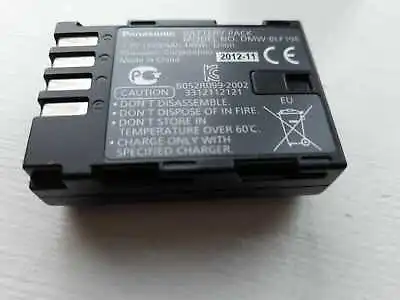 Genuine Panasonic Camera Lithium-Ion Battery Pack DMW-BLF19E  • £40