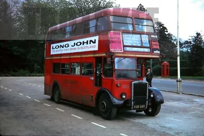 35mm Slide London Transport Leyland Titan RTW5 KGK505 1966 Original B • £4.39