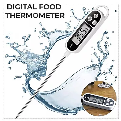 Digital Food Thermometer Probe Oven Cooking Meat Kitchen Jam BBQ Turkey Milk • £3.09