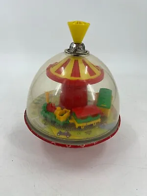 Vintage Chad Valley Lorenz Bolz Made In West Germany Spinning Top Train Toy • £50