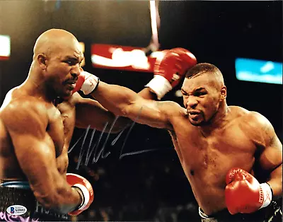 Mike Tyson Autographed 11x14 Photo Signed Beckett BAS • $72.89