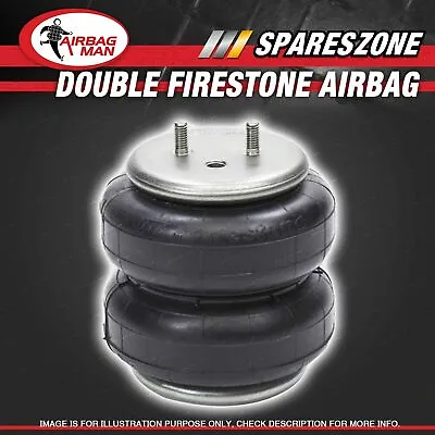 Airbag Man Double Firestone Airbag D6.6 1/4 Firestone Air Spring 752Kg AB0121 • $356.95