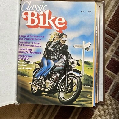 £20 • Buy Classic Bike Magazines In Genuine Binders 1st Issue 1978 To Dec 1983,No2 Missing