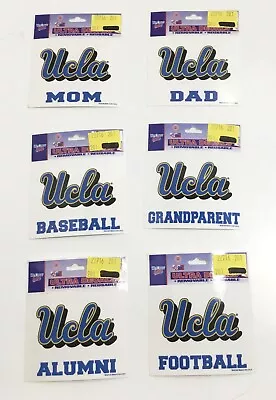 UCLA Bruins Ultra Decal Removable Reusable Choice Of  3” X 3.75”  • $6.99