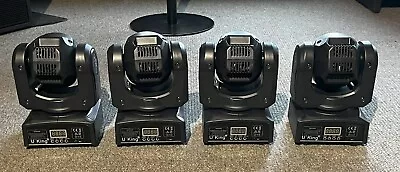 U'king 50w Mini Gobo Moving Head Light LED Spotlight Disco Party DJ (pair) • $125