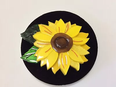 Erstwilder Follow The Sun Brooch Sunflower Yellow New In Box • $59