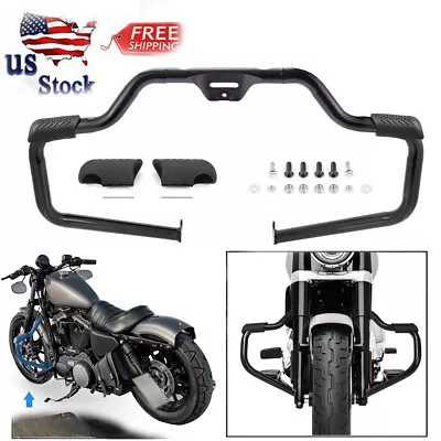 Mustache Highway Engine Guard Crash Bar 1 1/4  Fit For Harley Softail 2018-2024 • $118.43