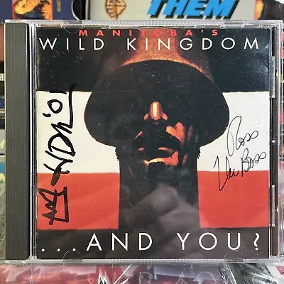 Manitoba's Wild Kingdom - And You? 1990 CD Dictators Manowar Autographed Metal • $39.99