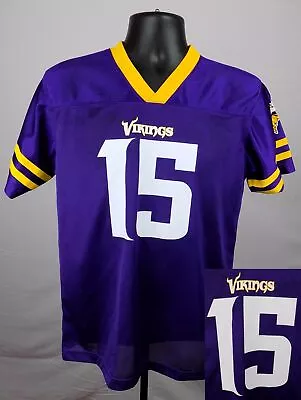 Minnesota Vikings Jersey Boy's XL (16 - 18) #15 Greg Jennings New ST112 • $20.49