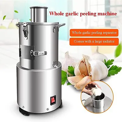 $189.99 • Buy 110V Commercial Automatic Electric Garlic Peeler Garlic Peeling Machine 15kg/h