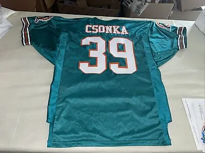 Adult 50 Authentic Wilson Miami Dolphins Larry Csonka Jersey Pro Line Clean USA • $135